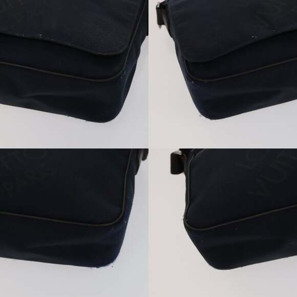 LOUIS VUITTON Damier Geant Petite Message Shoulder Bag Navy N41127 - Picture 10 of 12